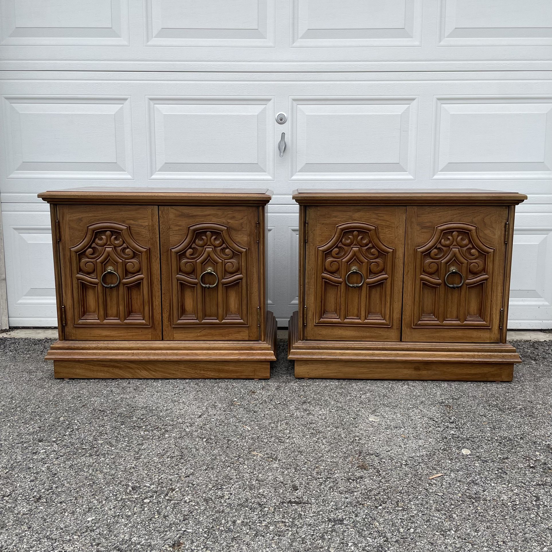 Vintage Sears Night Stand Bed Side Tables 