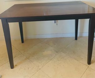 Brown dining table