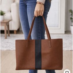 Vince Camuto vegan leather tote