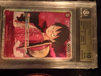 BGS 10 PRISTINE One Piece Monkey D. Luffy SR ST01-012 Japanese - Trade/Offer