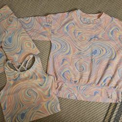 Girls Xersion 3-Piece Matching Workout Set 10-12