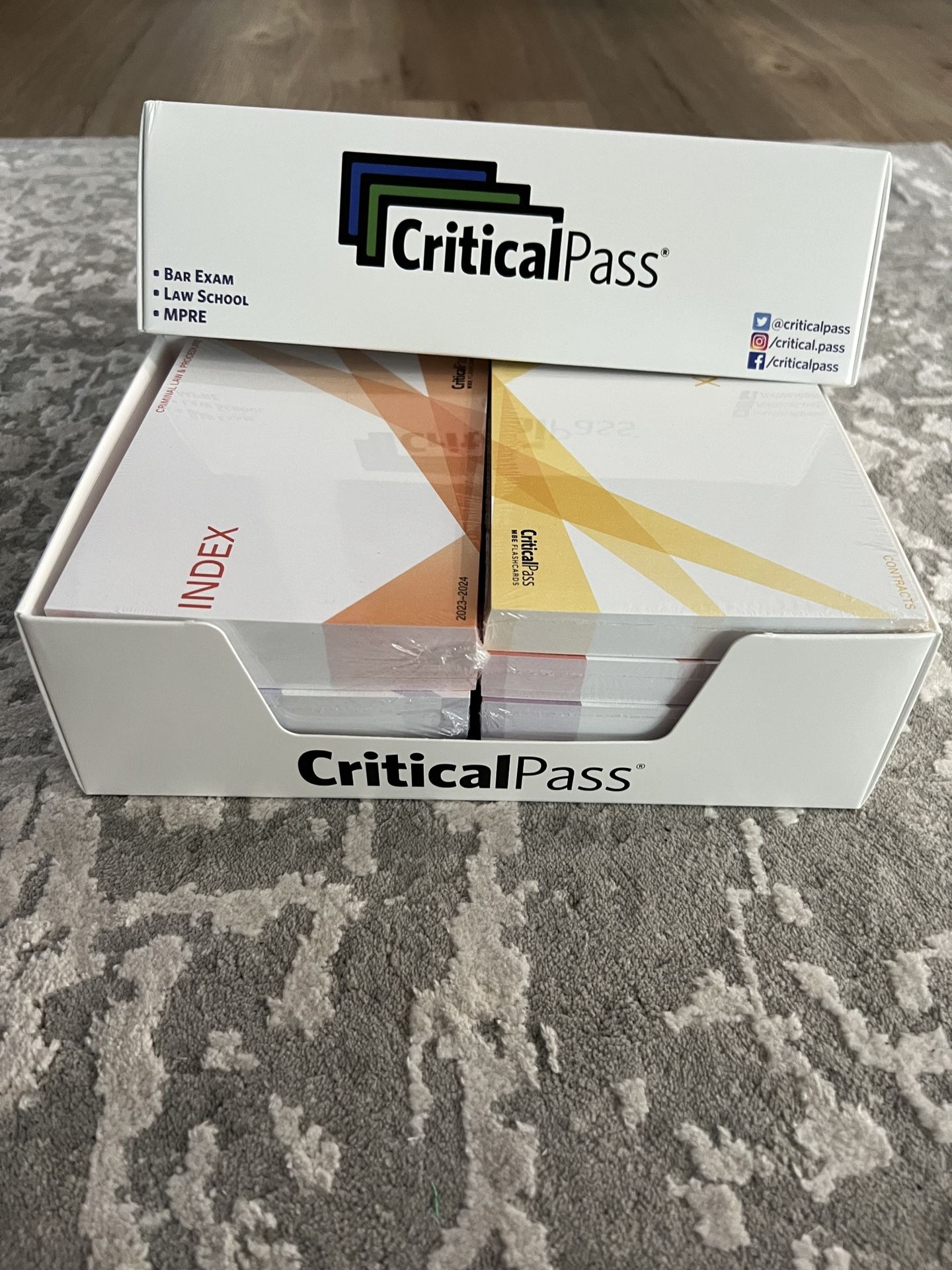 Critical Pass MBE flash cards