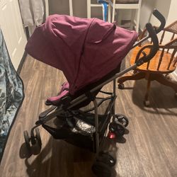 Purple Evenflo Stroller 