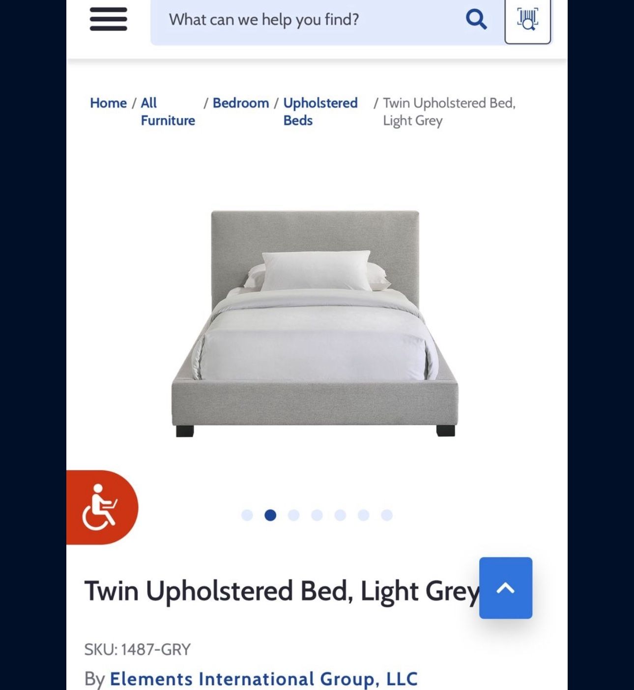 Grey Twin Bed Frame