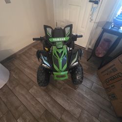Yamaha Raptor 12V ATV Ride-on, Ages 3+, Speeds Up to 5 MPH, Includes Battery and Charger