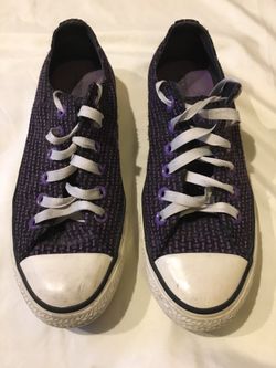 Purple Converse Shoes Men’s 5/ Women’s 7