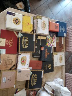 Vintage Jewelry and Cigar Storage boxes