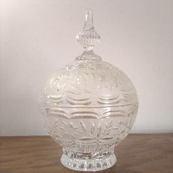Crystal Candy Dish / Lid Zajecar