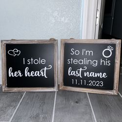 Engagement Photo Signs!