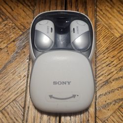 Sony Sports Bluetooth WF-SP700N Wireless Noise Canceling Stereo Headset - White