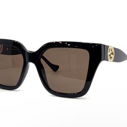 GG1023S Black & Gold Sunglasses