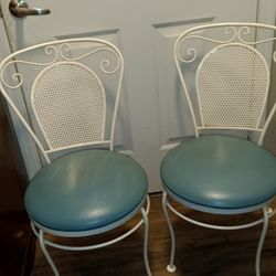 2 Ice Cream Parlor Chairs