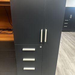 OFFICE/HOME FILE CABINET COMBO STORAGE CABINET WITH KEY 