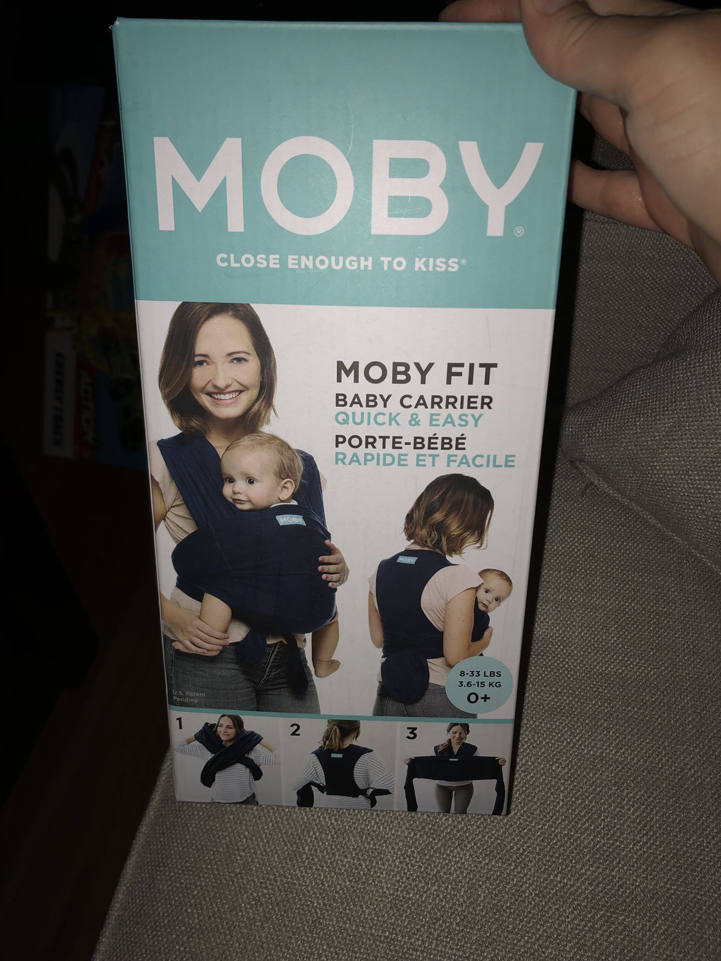Moby fit baby carrier for sale! Never used!