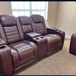 Backtrack Chocolate Power Reclining Loveseat With Power Headrest and Massage
🚩Buy now pay later🚛Same Day Delivery