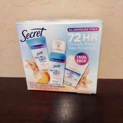 Secret Deodorant Trial Pack (unopened)