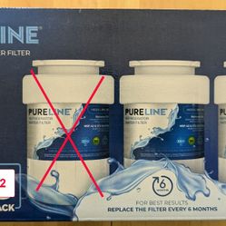 New Pureline Refrigerator Water Filter - Replaces GE Mwf