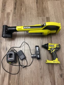 Ryobi impact drill, vacuum