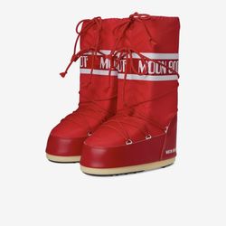 Moon Boot Nylon Red NIB 35/38