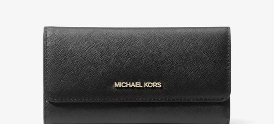 Michael Kors Black Saffiano Leather Wallet NWT