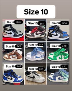 Jordan’s Nikes & more size 10 cheap deals