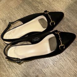 Women’s Flats Shoes Work Uniform Heels Dress Shoes 