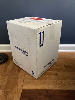Thermosafe insulated styrofoam chest with Shipping Box