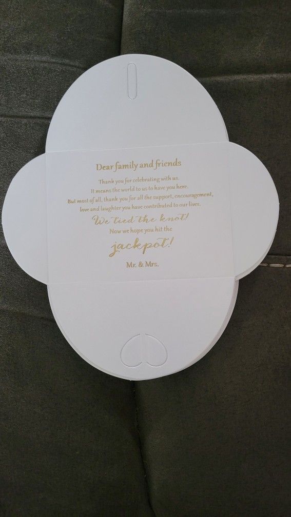 Wedding Bride Veil, Scratcher Favor Envelopes And let Love Grow Favors