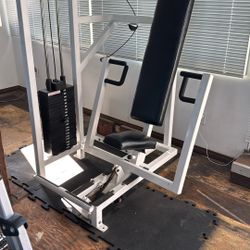 Gym Equipment - Upright seated bench press
