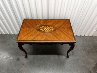 Vintage Brown Wooden Side Table