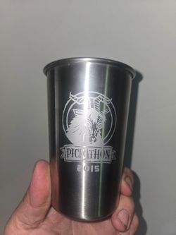 Pickathon 2015 stainless steel cup