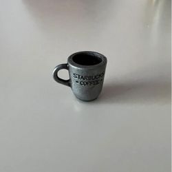 Miniature Pewter Starbucks Cup from a Monopoly Game