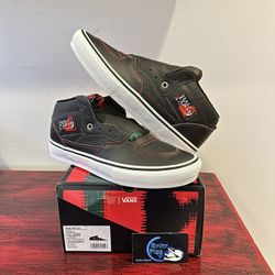 Crenshaw Skate Club Half Cab Vans - Size 10 - Black