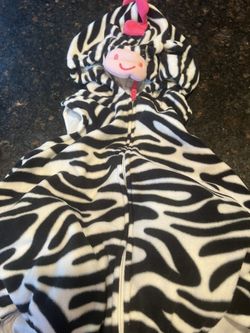 Baby Girl Zebra Halloween Costume 