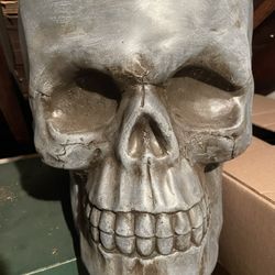 Halloween Decoration Huge Skull Used As Candy Container 