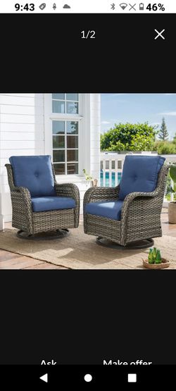 Patio swivel chairs patio rocking chairs brand new inside the box firm price
