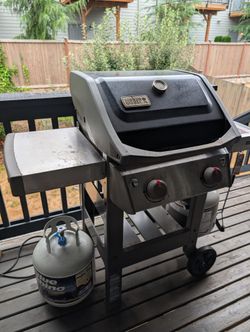 Weber Spirit II E-210 Gas Grill black (5y old)
