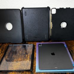 iPad Pro(12.9 inch)256gb(5th Generation), Otterbox case, Screen Protector