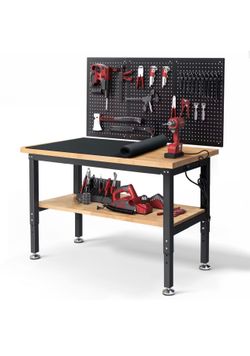 GOTGELIF WB0101-Plus 2500Lbs 48" Adjustable Height Work Bench