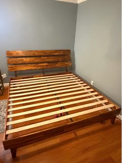King Wooden Bedframe