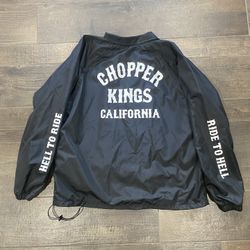 Black Chopper Kings XL Black Windbreaker 