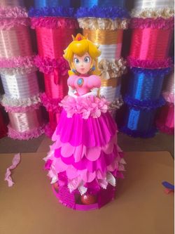 Princess peach dress/Vestido pastel piñata