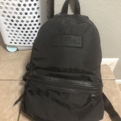 Michael Kors, backpack, all black, leather straps