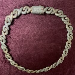 Rose Gold Diamond Chain