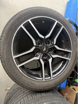 Mustang rim and tire 18 inches