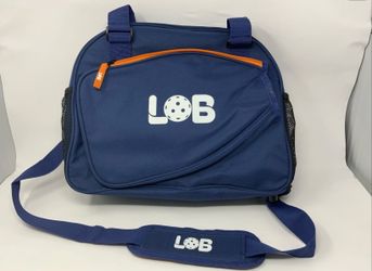 LOB Pickleball Bag For Men & Women 3 Piece Set Blue Orange