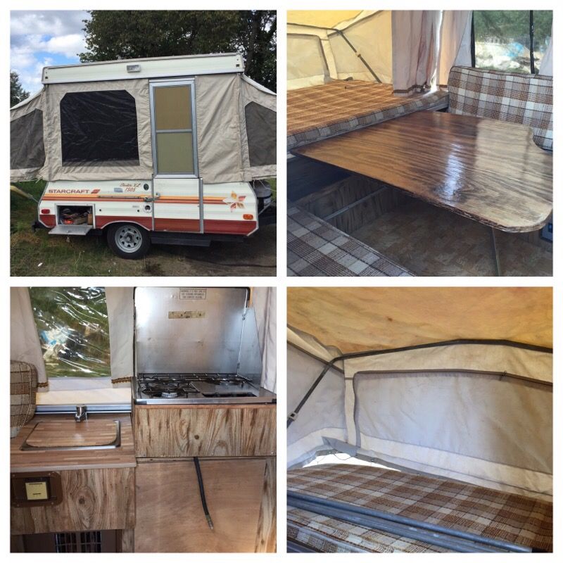 1981 Starlight Starcraft Pop up camper Tent trailer