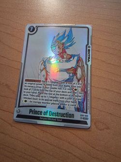 VEGETA Dragon Ball Super Card Game Prince of Destruction ST01-068 SR