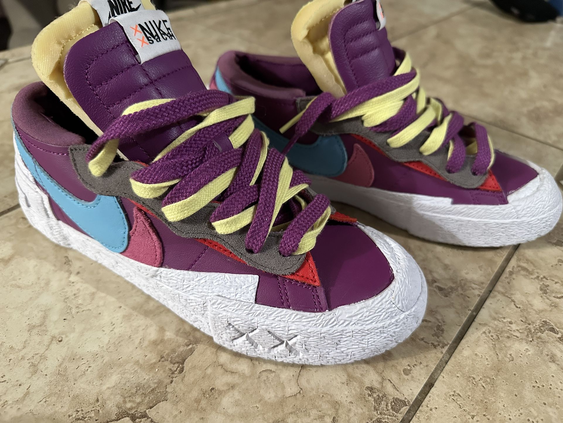 Nike Blazer Low x Sacai x Kaws Purple
