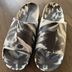 Nike Calm SE Black/White Men's Slides Size 12